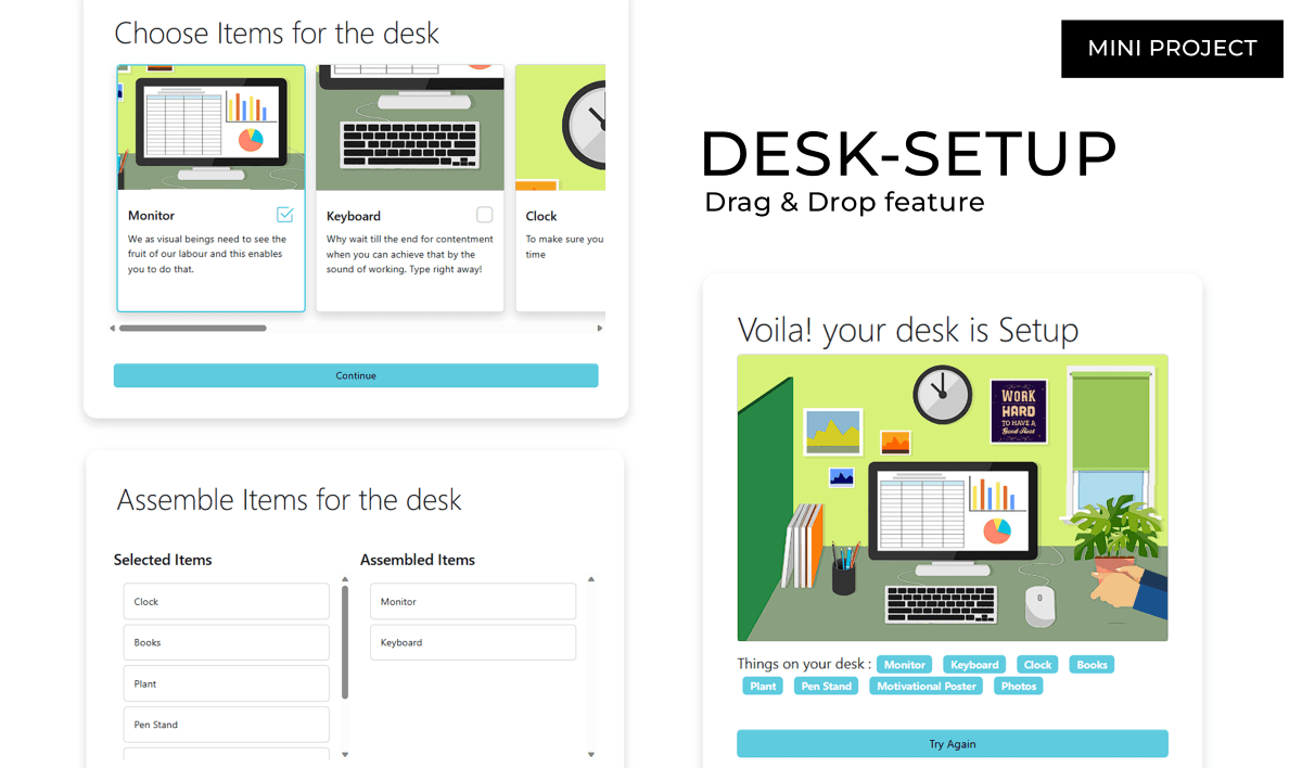 Desk Setup screenshot